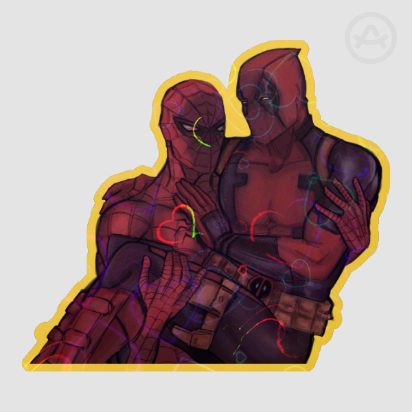 Spideypool Sticker