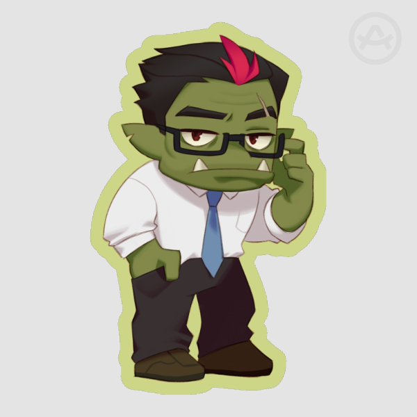 Randon Neuring Die Cut Sticker