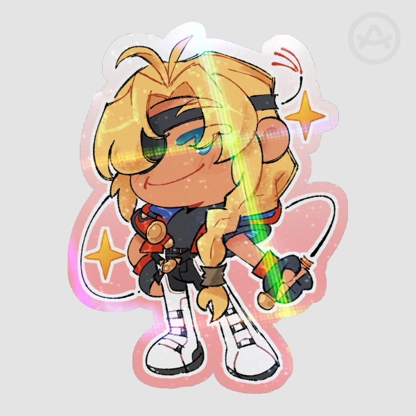 Bartholomew Fatima [Xenogear] - Die Cut Stickers