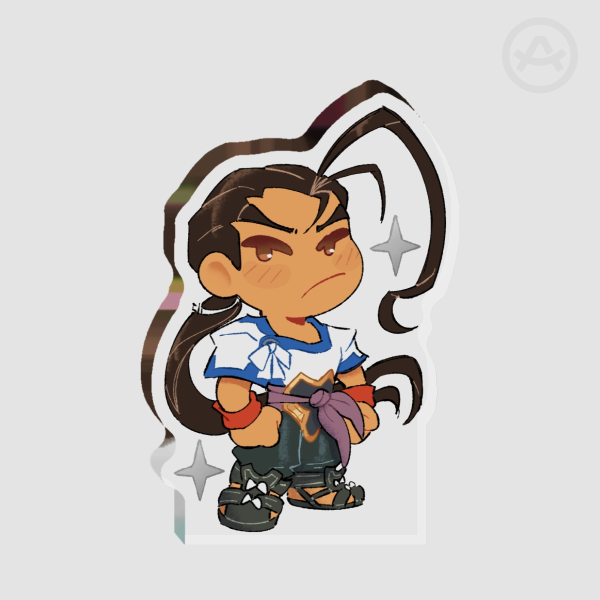 Fei Fong Wong [Xenogear] - Thick Acrylic Stand No Base - 0.27"(70mm), 0.39"(10mm)