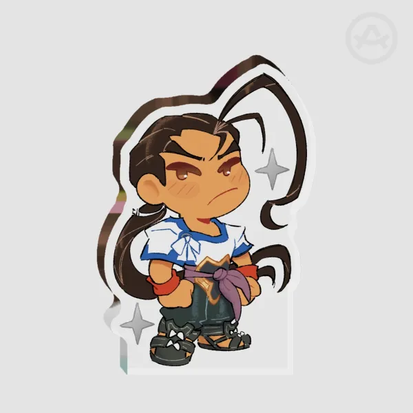 Fei Fong Wong [Xenogear] - Thick Acrylic Stand No Base - 0.27"(70mm), 0.39"(10mm)