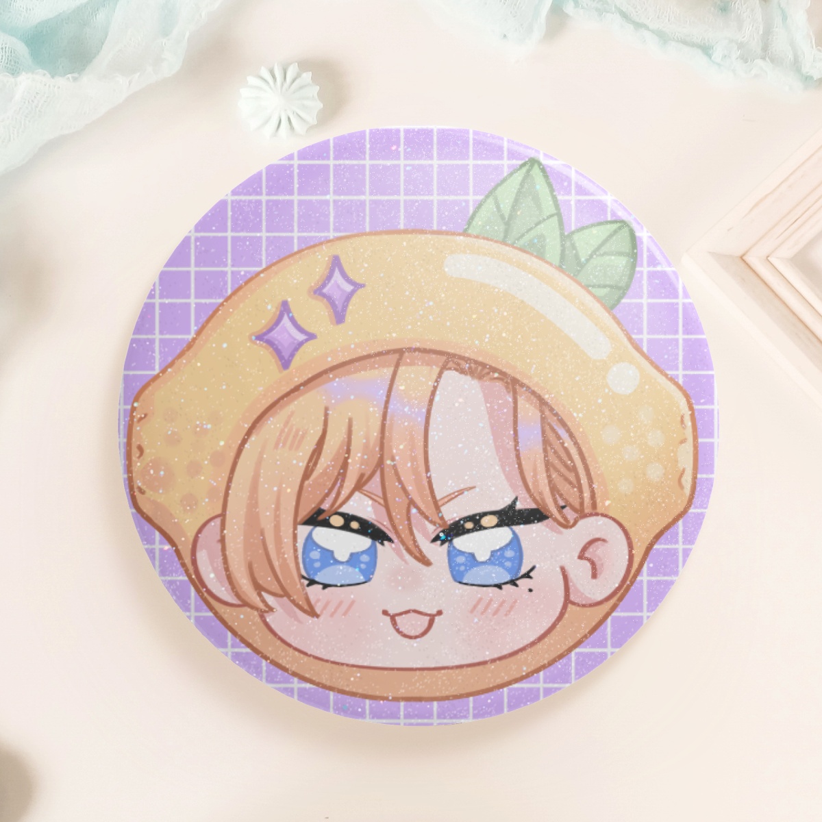 Plave Han Noah Chibi Lemon Badge