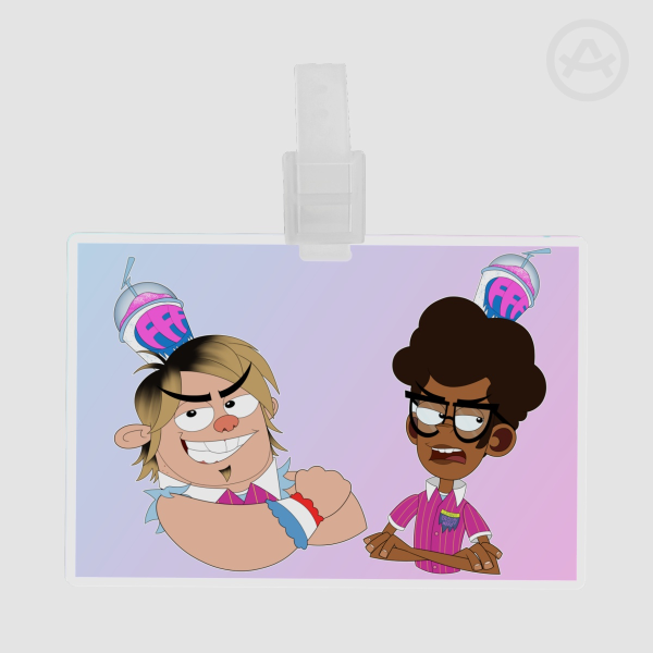 Boog and Lenny Plastic PET Luggage Tag