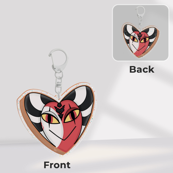 Blitz Cookie 2.75" Glitter Acrylic Keychains