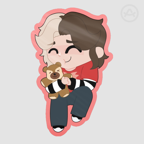Aiden Brooks Glossy Sticker