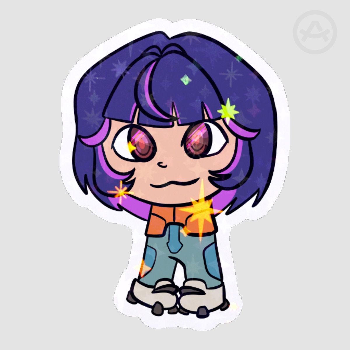 OW Juno Die Cut Stickers