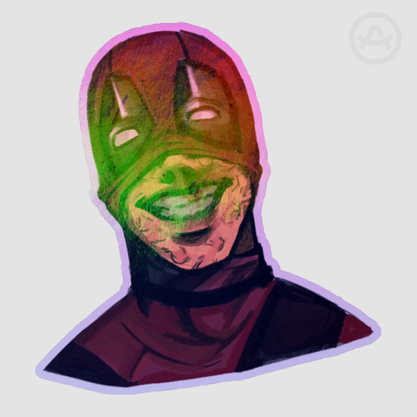 Bloody Deadpool Sticker