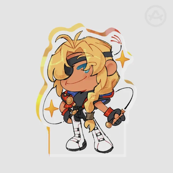 Bartholomew Fatima [Xenogear] - Thick Acrylic Stand No Base - 0.27"(70mm), 0.39"(10mm)