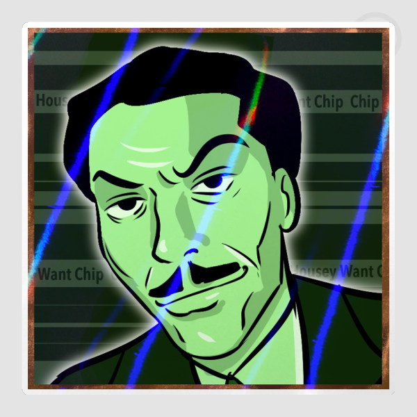 Robert House Mogging Sticker || Fallout New Vegas