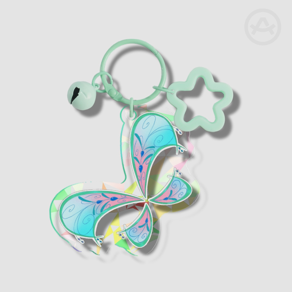 Broken Glass Acrylic Keychains