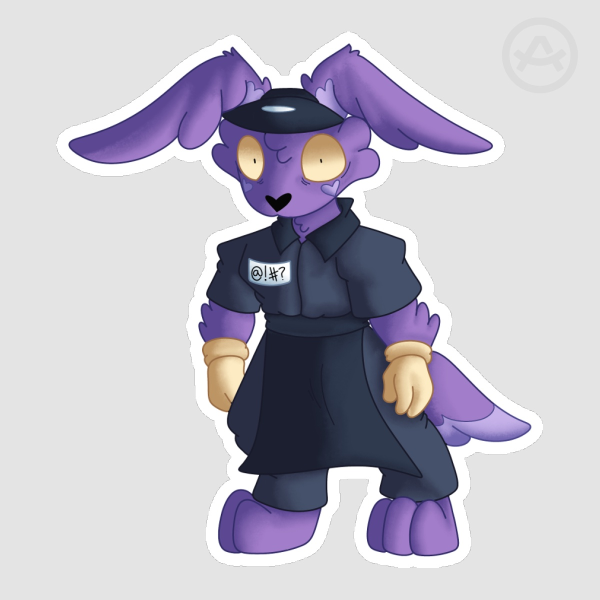 Spudy’s Jax Matte Sticker
