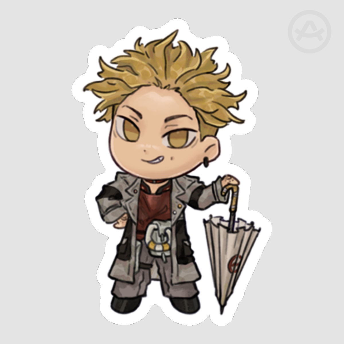 Chibi Gachiakuta Enjin Sticker