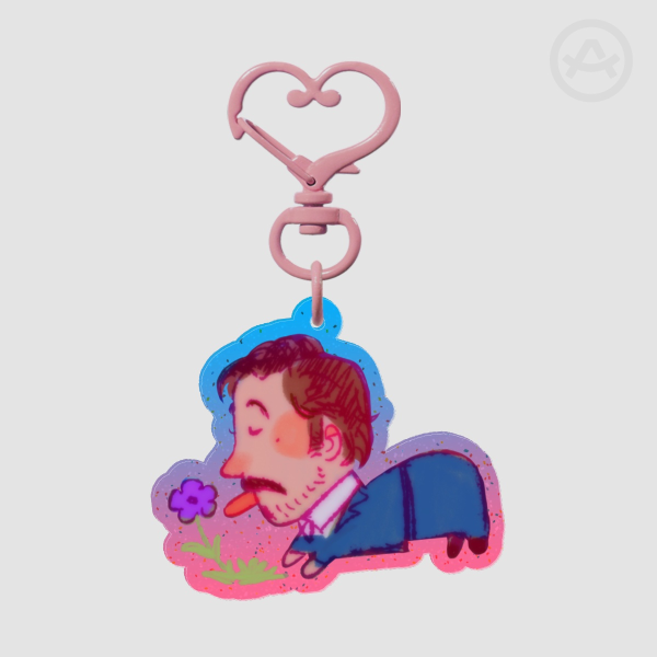 mini holland rainbow keychain