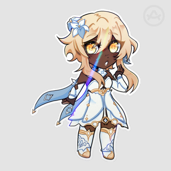 Black Lumine Sticker