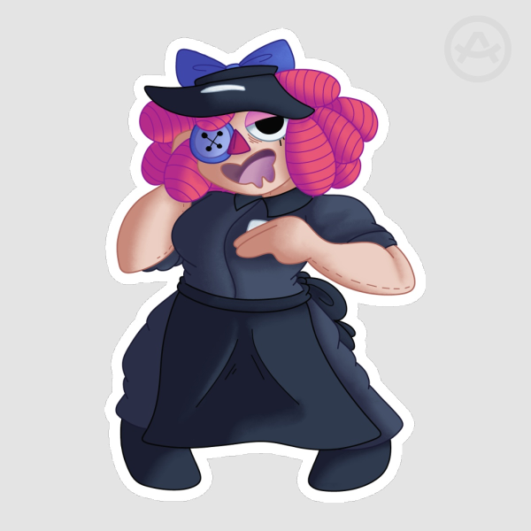 Spudy’s Ragatha Matte Sticker