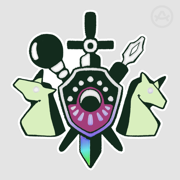 Succulent Coven Emblem Sticker (Holo Edition)