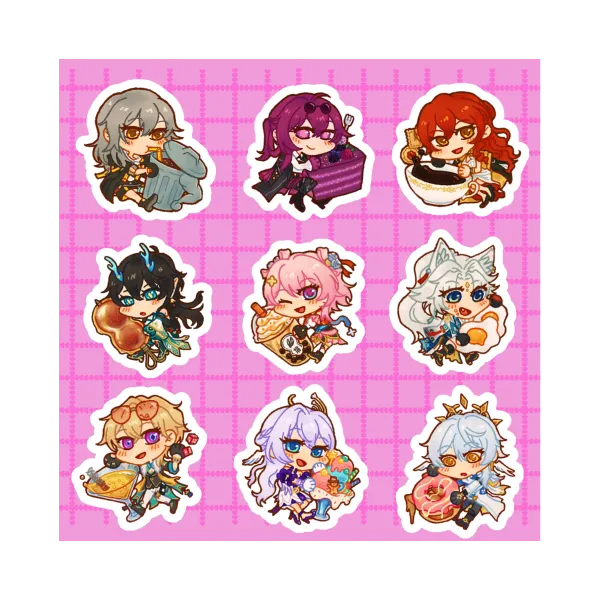 HSR Food Sticker Sheet