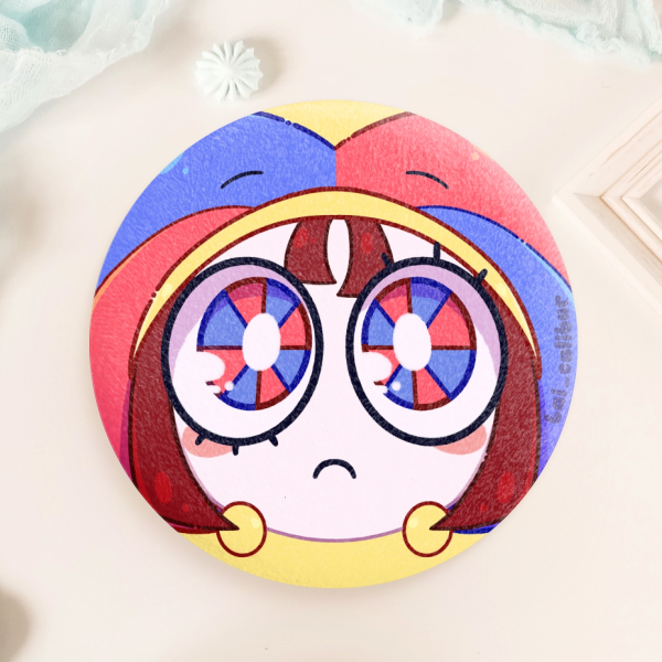 Pomni (Digital Circus) Plush Badges