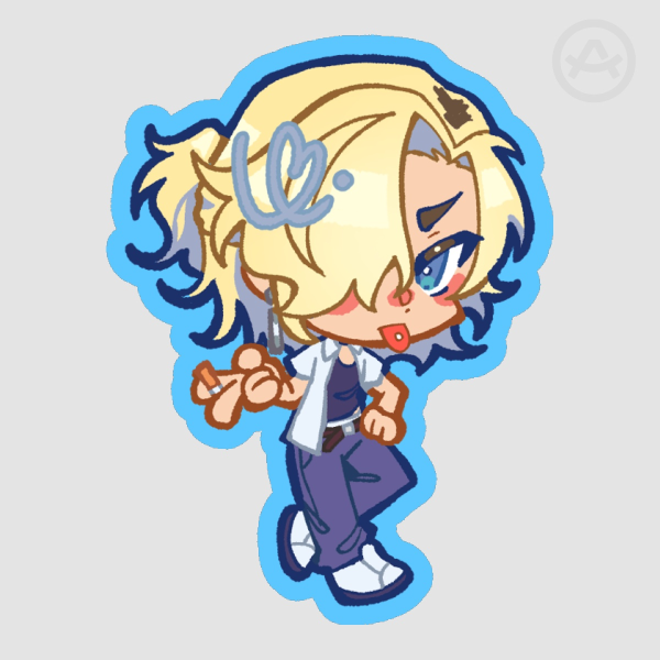 [Masc] Whitney Sticker - Chibi