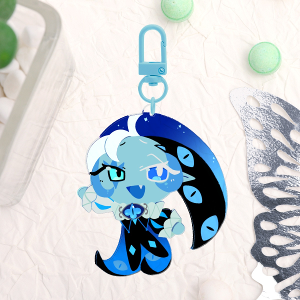 Shadow Milk Cookie Semi-transparent Acrylic Keychain
