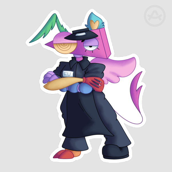 Spudy’s Zooble Matte Sticker
