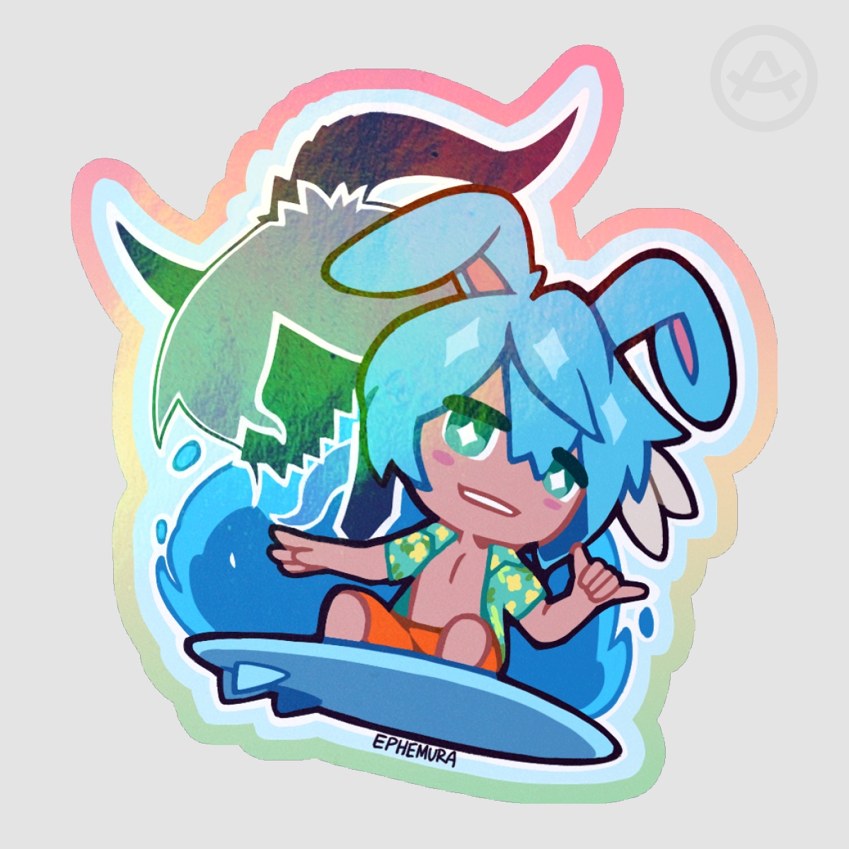 Deep Blue normal sticker