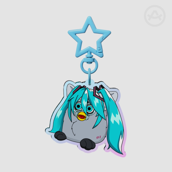 Hatsune Murby Rainbow Acrylic Keychains