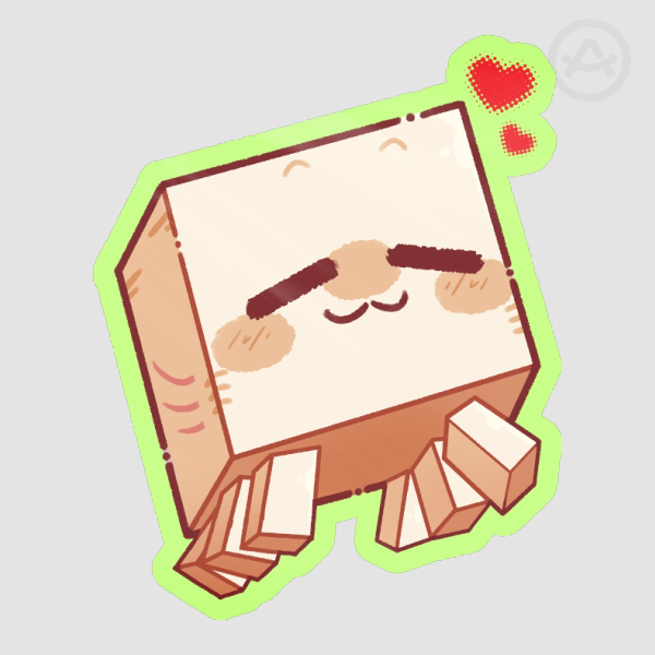 Happy Ghast Minecraft Sticker