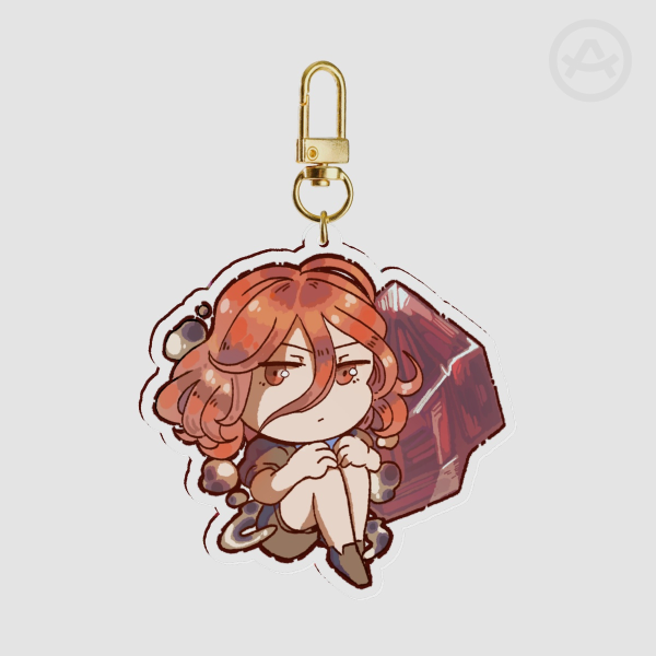 Cinnabar Acrylic Keychains