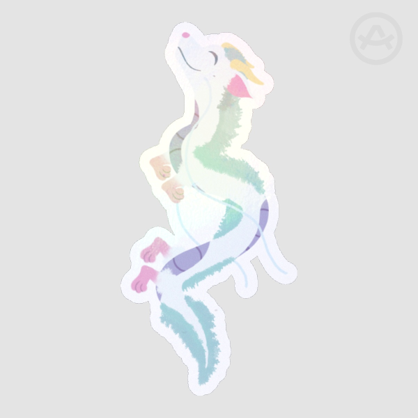 Haku (Spirited Away) Holographic Sticker