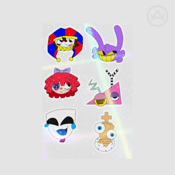 Tadc humans - Coated Paper Stickers Sheet