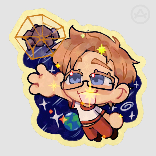 Ryland grace and rocky Die Cut Stickers