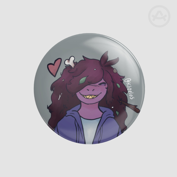 DELTARUNE Suzie | round Badge