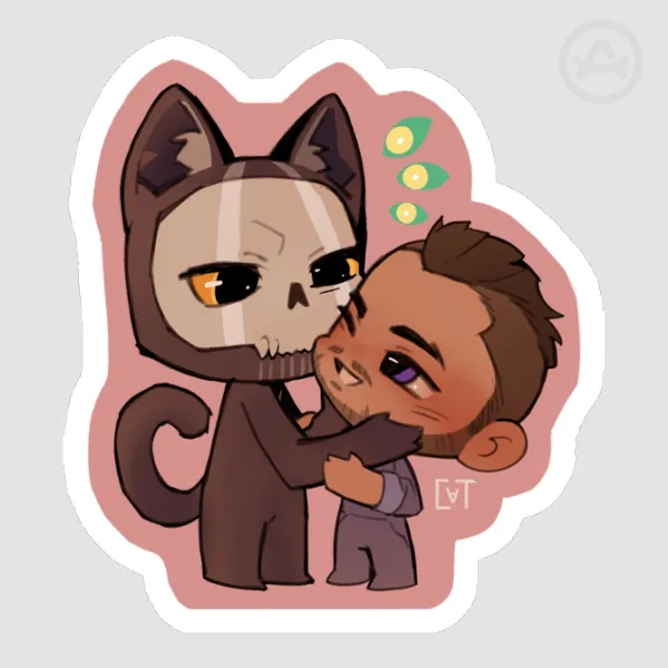 Chibi Void Ghoap Die Cut Stickers
