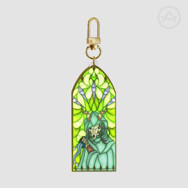 Silent - Stained Glass || Slay the spire 2 || Ripple Acrylic Keychains