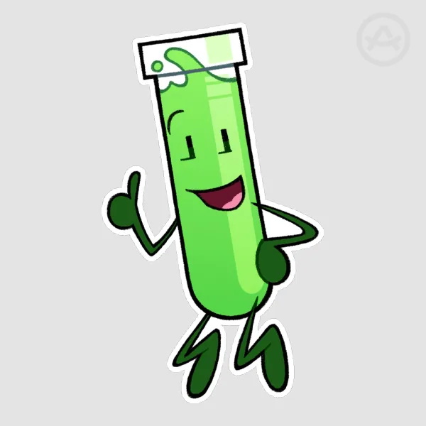 Test Tube Sticker [Inanimate Insanity]