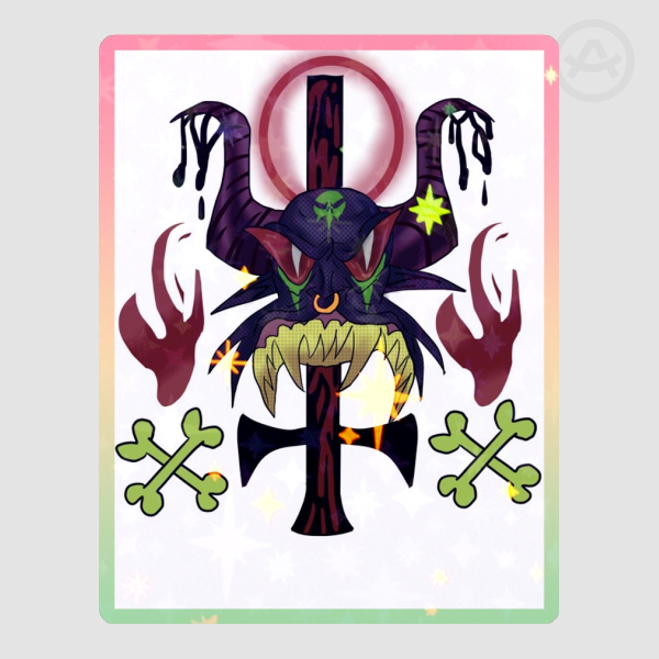 HELL Edge Die Cut Stickers