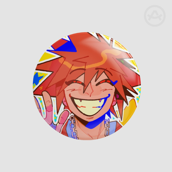 Sora - Happy - Kingdom Hearts Badge