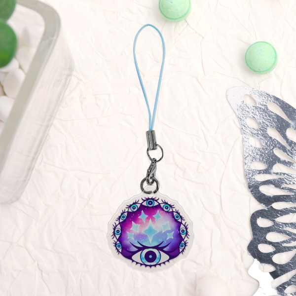 Many Eyes - Angel Epoxy Phone Charm