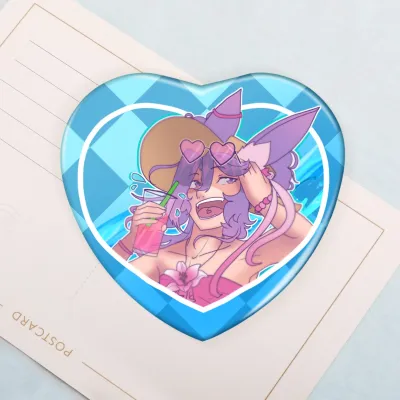 Summer Bunny Badge