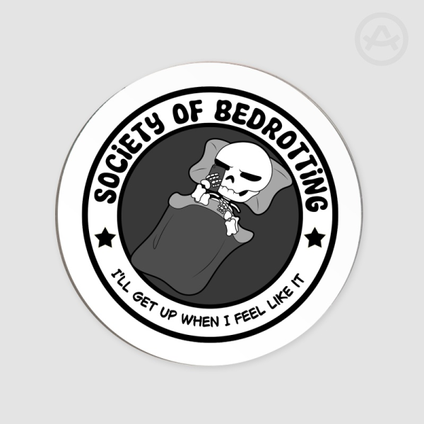 Society of Bedrotting Clear Acrylic Coaster