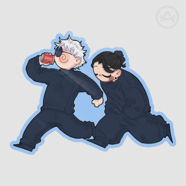 Gojo and Geto Sticker