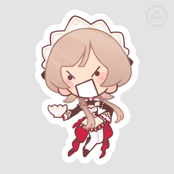 Silly Sandrone Die Cut Sticker