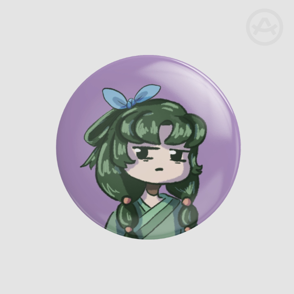 chibi maomao | round Badge