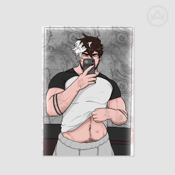 OC: Iain 'Mirror Selfie' Poster Print