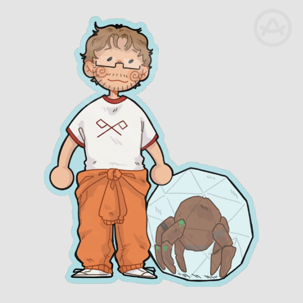Grace and Rocky Sticker