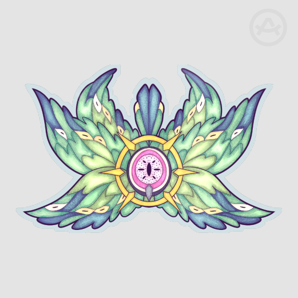 Pink-Headed Fruit Dove || Angelic Bird || Die Cut Stickers