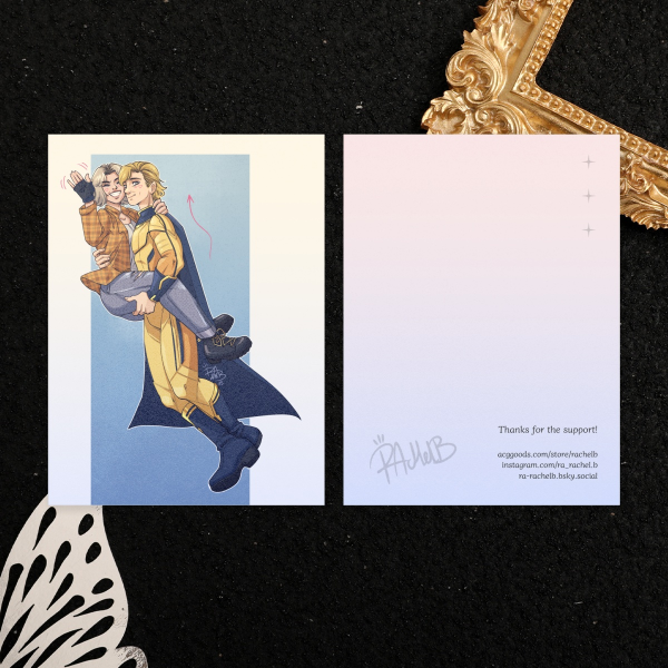 "Going on a date!" Pearl Paper Print
