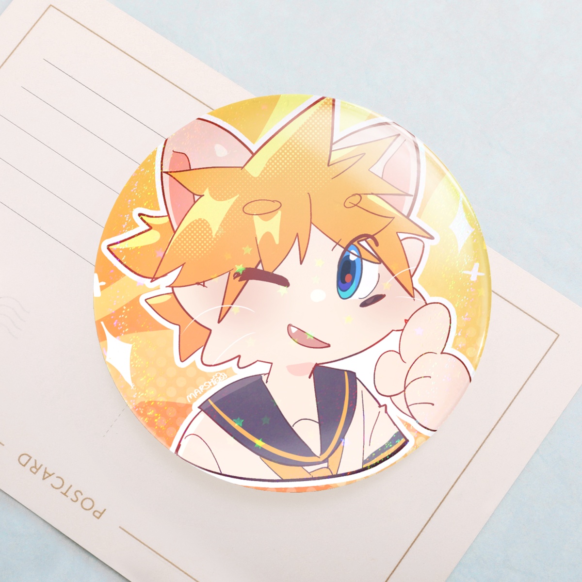 Len Cat Fanart Badge