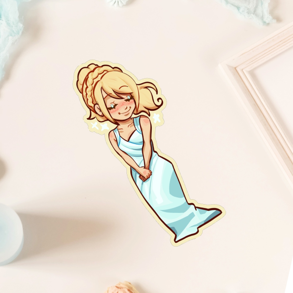 [FFXV] Lunafreya Die Cut Stickers